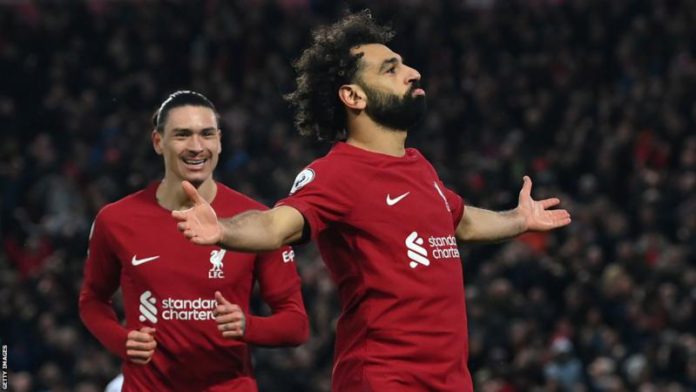 Mohamed Salah now has 22 goals in all competitions for Liverpool this season Mohamed Salah now has 22 goals in all competitions for Liverpool this season