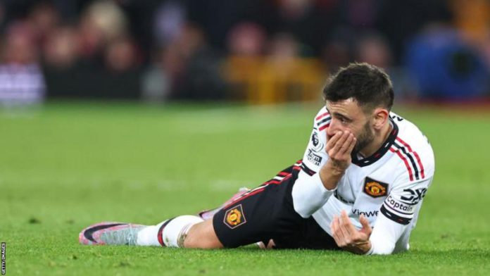 Bruno Fernandes has scored seven goals and provided 11 assists in 40 games for Manchester United this season Bruno Fernandes has scored seven goals and provided 11 assists in 40 games for Manchester United this season