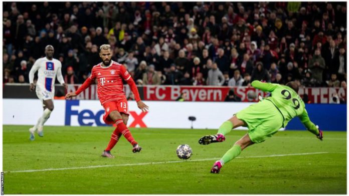 Eric Maxim Choupo-Moting played for Paris St-Germain against Bayern Munich in the 2020 Champions League final Eric Maxim Choupo-Moting played for Paris St-Germain against Bayern Munich in the 2020 Champions League final