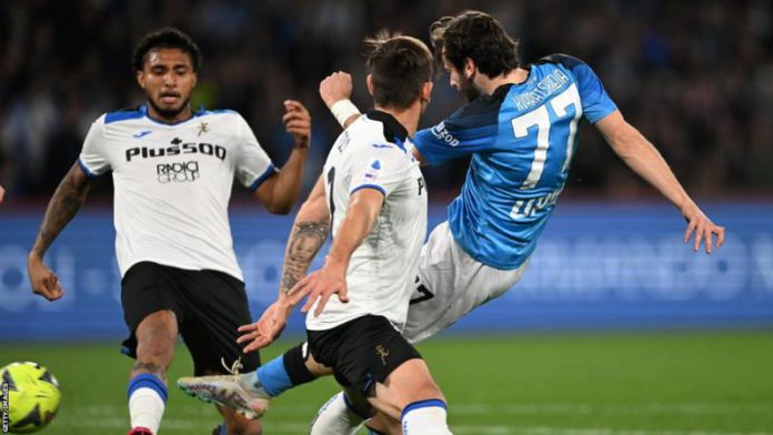 Napoli are now 18 points clear of second-placed Inter Milan at the top of Serie A Napoli are now 18 points clear of second-placed Inter Milan at the top of Serie A