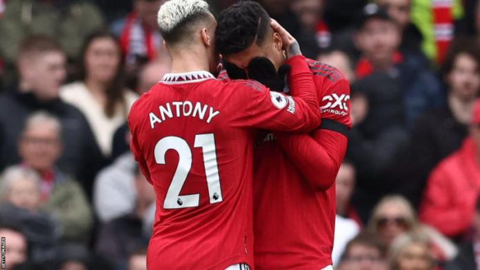 Casemiro has picked up two red cards for Manchester United this season Casemiro has picked up two red cards for Manchester United this season