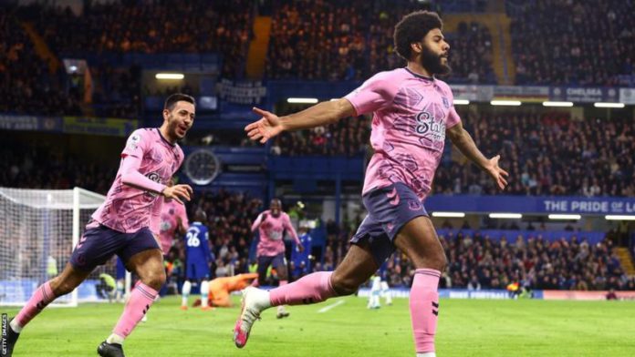 Everton are now two points clear of the drop zone after their draw with Chelsea Everton are now two points clear of the drop zone after their draw with Chelsea