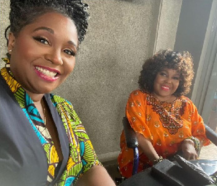 Michelle Attoh and Rama Brew captured together Michelle Attoh and Rama Brew captured together