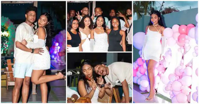 Rahim Banda's girlfriend celebrated her 21st birthday with a party Photo source: @janiece.emefa Rahim Banda's girlfriend celebrated her 21st birthday with a party Photo source: @janiece.emefa