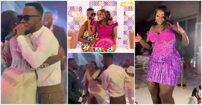 Ghanaian bride Dr Suzzy Sefa Boakye looks lovely in white and pink dresses. Ghanaian bride Dr Suzzy Sefa Boakye looks lovely in white and pink dresses.