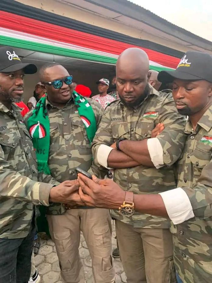 Ashanti region NDC camouflage