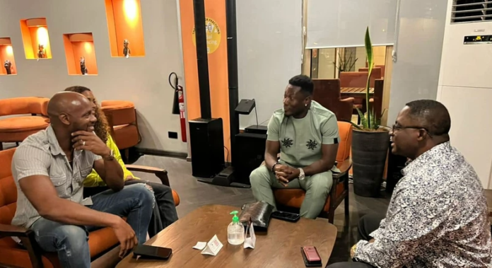Asafa Powell meets Asamoah Gyan Asafa Powell meets Asamoah Gyan
