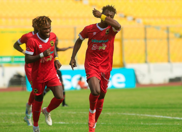 Asante Kotoko celebrate Asante Kotoko celebrate