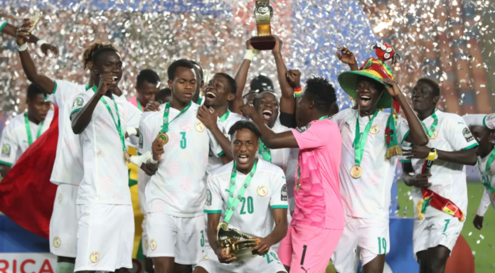 Senegal celebrate Senegal celebrate