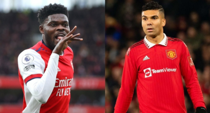 Partey and Casemiro Partey and Casemiro