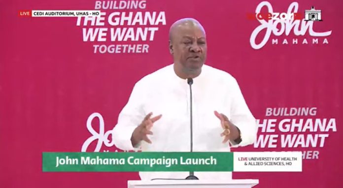 Former President John Mahama