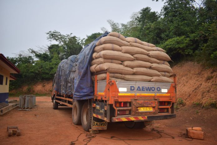 Police intercepts 336 bags of cocoa beans at Dadieso