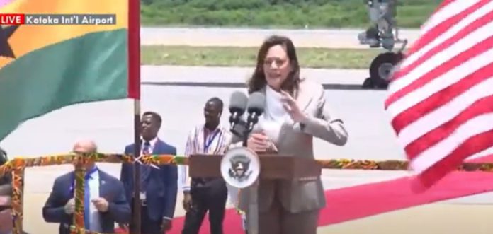 Kamala Harris in Ghana