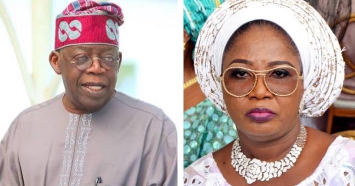 Tinubu and his daughter