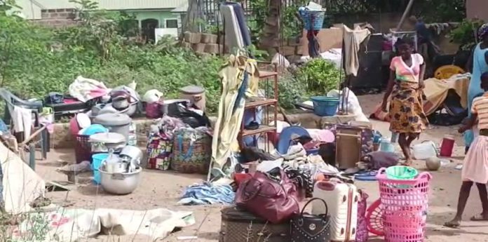 Police evict residents of Buduburam