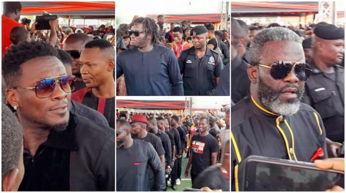Asamoah Gyan, Sulley Muntari, Samuel Osei Kuffour, and a host of other ex-Ghana internationals commiserated with Christian Atsu's family. Photo credit: @sportsbriefcom Asamoah Gyan, Sulley Muntari, Samuel Osei Kuffour, and a host of other ex-Ghana internationals commiserated with Christian Atsu's family. Photo credit: @sportsbriefcom