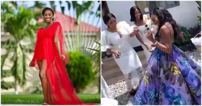 Ghanaian bride Christabel looking elegant in these photos. Source: @mzara.beauty Ghanaian bride Christabel looking elegant in these photos. Source: @mzara.beauty