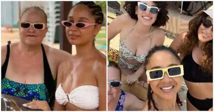Sister Deborah flaunts her mother and siblings on international women's day Photo source: sisterdeborah Sister Deborah flaunts her mother and siblings on international women's day Photo source: sisterdeborah