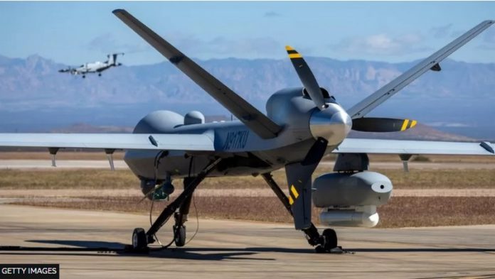 Reaper drones are full-size aircraft designed for high-altitude reconnaissance and surveillance source: gettyimages Reaper drones are full-size aircraft designed for high-altitude reconnaissance and surveillance source: gettyimages