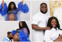 Ghanaian actress Tracey Boakye has announced the name of her newly born baby Photo source @zionfelixdotcom
