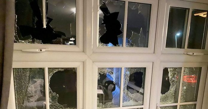 The family's problems were only just beginning following the August break-in (Image: Anthony Corkill / SWNS) The family's problems were only just beginning following the August break-in (Image: Anthony Corkill / SWNS)