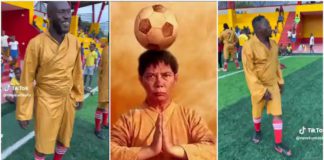 Ras Nene and crew shoot Shaolin Soccer movie Photo Source: newkumasitv