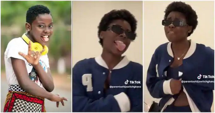 DJ Switch happily dancing Photo Source: parentsofdjswitchghana DJ Switch happily dancing Photo Source: parentsofdjswitchghana