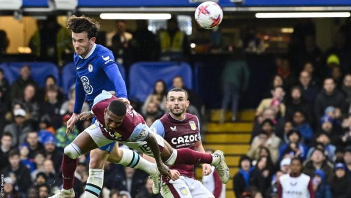 Chelsea had 25 shots with eight on target while Villa managed five attempts, two on target Chelsea had 25 shots with eight on target while Villa managed five attempts, two on target