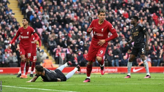 Excluding penalties, no player has scored more Premier League goals against Arsenal than Roberto Firmino (10, level with Robbie Fowler and Wayne Rooney). Excluding penalties, no player has scored more Premier League goals against Arsenal than Roberto Firmino (10, level with Robbie Fowler and Wayne Rooney).