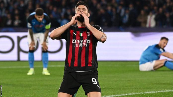 Olivier Giroud, 36, is the fourth oldest goalscorer in Champions League knockout games Olivier Giroud, 36, is the fourth oldest goalscorer in Champions League knockout games