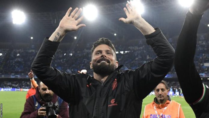 Olivier Giroud is seeking a second Champions League title after lifting the trophy with Chelsea in 2021 Olivier Giroud is seeking a second Champions League title after lifting the trophy with Chelsea in 2021
