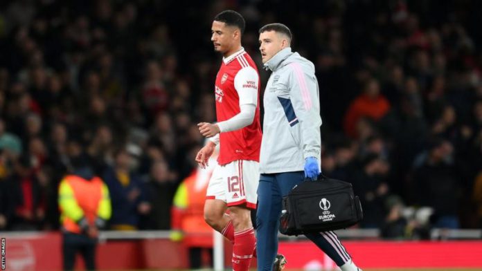 Saliba spent 2021-22 on loan at Marseille but has become a first-team regular at Arsenal this season, making 33 appearances so far Saliba spent 2021-22 on loan at Marseille but has become a first-team regular at Arsenal this season, making 33 appearances so far