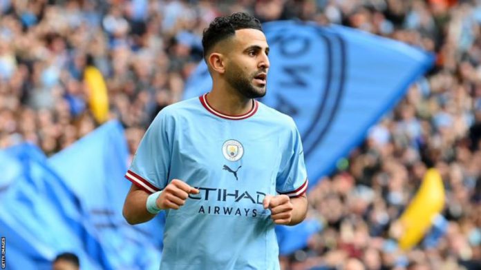 Riyad Mahrez scored the first ever FA Cup semi-final hat-trick at Wembley and the first in the semi-finals of the competition since Manchester United's Alex Dawson in 1958 Riyad Mahrez scored the first ever FA Cup semi-final hat-trick at Wembley and the first in the semi-finals of the competition since Manchester United's Alex Dawson in 1958