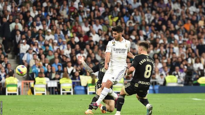 Marco Asensio has scored eight goals for Real Madrid in 2023 in all competitions, more than any other Spanish player from the top five European leagues Marco Asensio has scored eight goals for Real Madrid in 2023 in all competitions, more than any other Spanish player from the top five European leagues