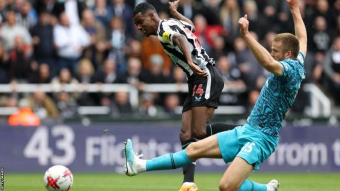 Alexander Isak took his tally to 10 goals this season Alexander Isak took his tally to 10 goals this season