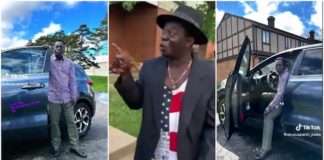 Abusuapanin Judas with his sleek ride. Photo Source: abusuapanin_judas