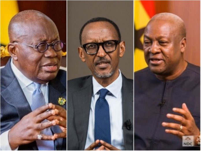 Mahama, Akufo-Addo and Paul Kagame_1399x1050