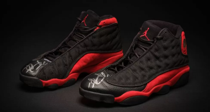 A pair of Air Jordan XIIIs worn by Michael Jordan during the 1998 NBA Finals has sold for $2.2m A pair of Air Jordan XIIIs worn by Michael Jordan during the 1998 NBA Finals has sold for $2.2m