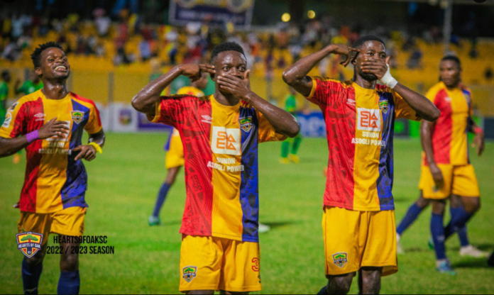 Hearts of Oak celebrate Hearts of Oak celebrate