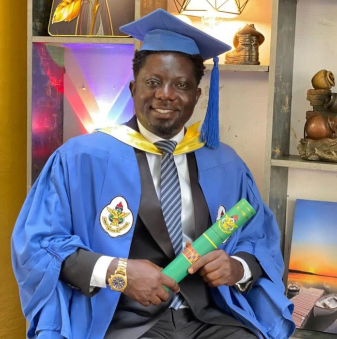 Bill Asamoah graduates from university