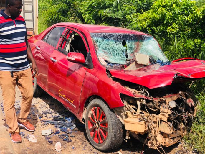 Gomoa Onyadze accident