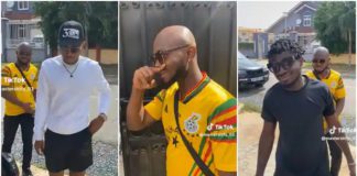 Kidi lookalike (Left) King Promise lookalike (Middle) Kuami Eugene lookalike (Right) Photo Source: mastershifu_