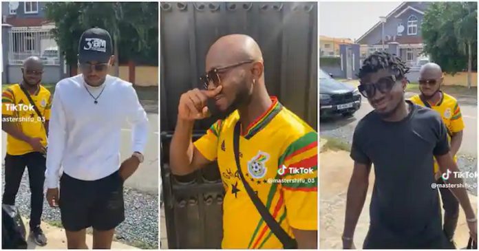 Kidi lookalike (Left) King Promise lookalike (Middle) Kuami Eugene lookalike (Right) Photo Source: mastershifu_ Kidi lookalike (Left) King Promise lookalike (Middle) Kuami Eugene lookalike (Right) Photo Source: mastershifu_