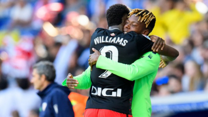 Inaki celebrates with youngster brother, Nico Williams Inaki celebrates with youngster brother, Nico Williams