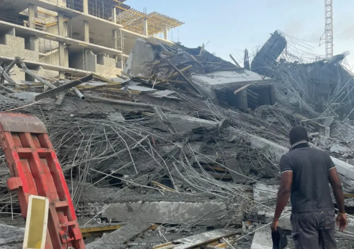 7-storey building collapse in Nigeria
