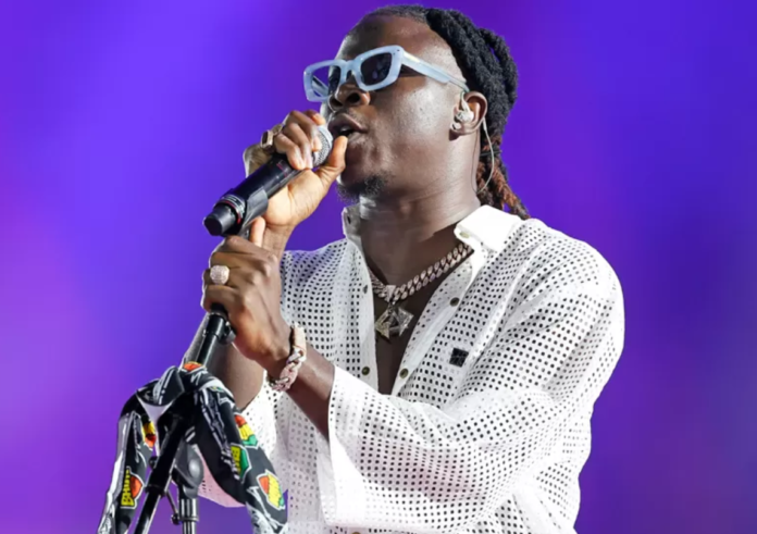Stonebwoy/ Getty Images The spelling of Stonebwoy's name is a nod to Jamaican Patois