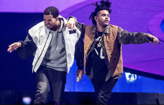 The stars have genuinely collaborated on previous songs including The Ride and Live For (Getty Images) The stars have genuinely collaborated on previous songs including The Ride and Live For (Getty Images)