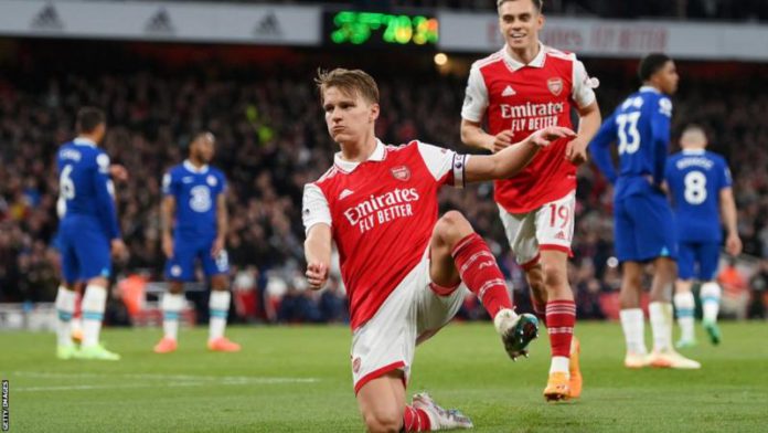Martin Odegaard has scored four goals in his last four games for Arsenal Martin Odegaard has scored four goals in his last four games for Arsenal