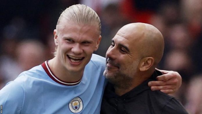 Erling Haaland scored 86 goals in 89 games for Borussia Dortmund before joining Manchester City for £51.2m in June 2022 Erling Haaland scored 86 goals in 89 games for Borussia Dortmund before joining Manchester City for £51.2m in June 2022