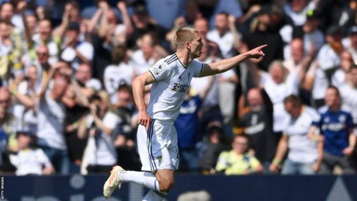 Rasmus Kristensen scored a crucial equaliser for Leeds United against Newcastle Rasmus Kristensen scored a crucial equaliser for Leeds United against Newcastle
